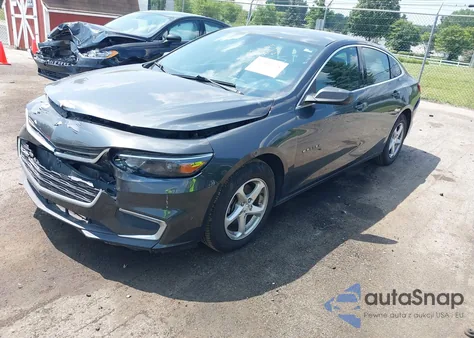 2017 Chevrolet Malibu Ls из США, поврежденный, VIN 1G1ZB5STXHF166551